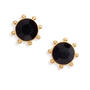 Kate Spade Flying Colors earrings, black